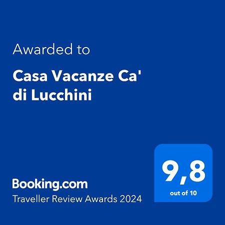 Casa Vacanze Ca' Di Lucchini San Benedetto Val di Sambro Buitenkant foto